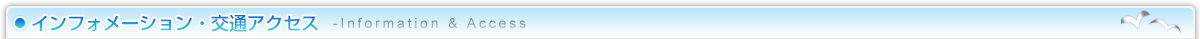 インフォメーション・交通アクセス